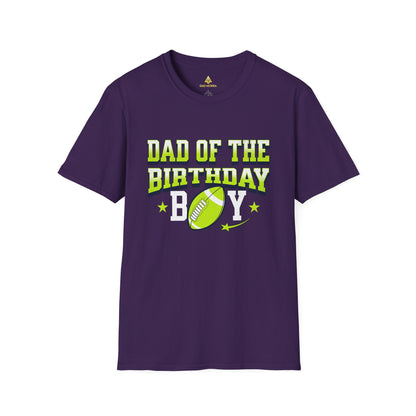 Dad Of The Birthday Boy Football T-Shirt