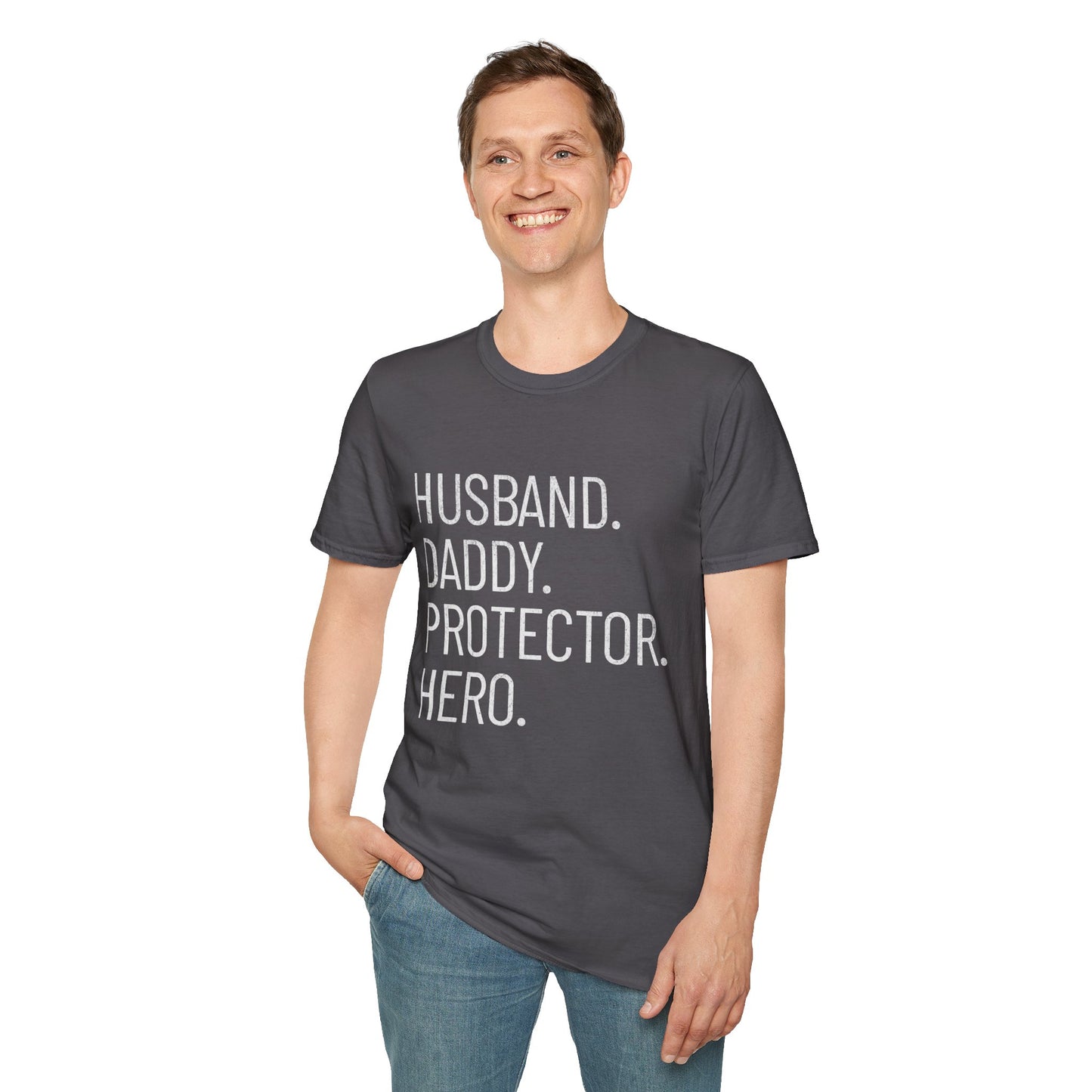 Husband Daddy Protector Hero T-Shirt