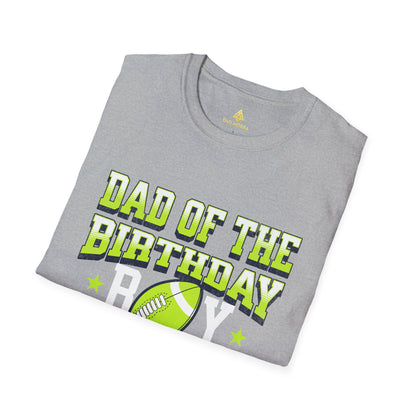 Dad Of The Birthday Boy Football T-Shirt