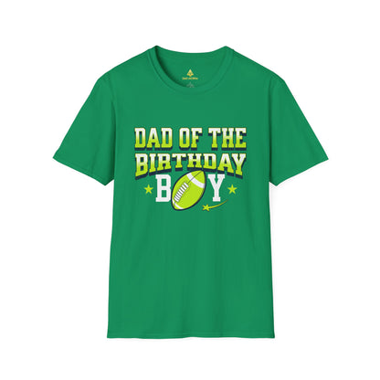 Dad Of The Birthday Boy Football T-Shirt