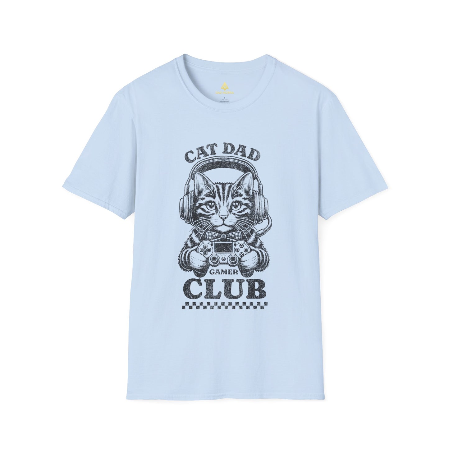 Cat Dad Gamer Club T-Shirt