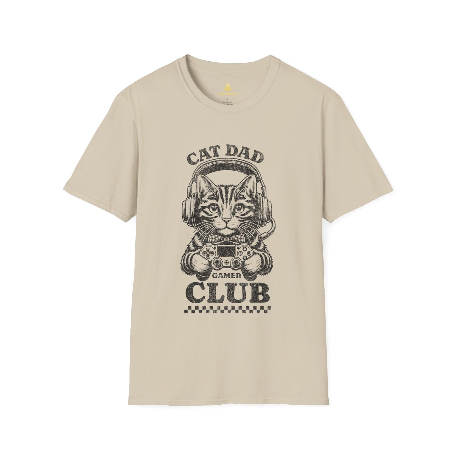 Cat Dad Gamer Club T-Shirt