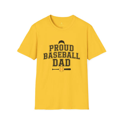 Proud Baseball Dad T-Shirt