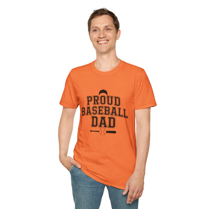 Proud Baseball Dad T-Shirt