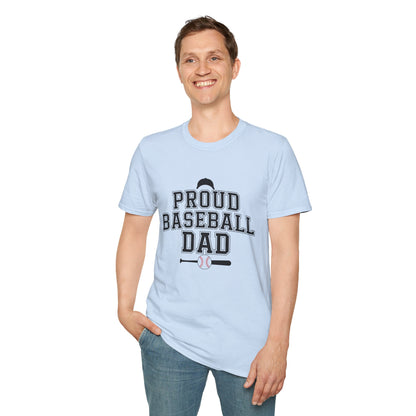 Proud Baseball Dad T-Shirt