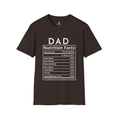 Dad Nutrition Facts T-Shirt