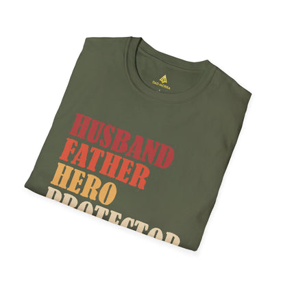 Husband Father Hero Protector Legend T-Shirt