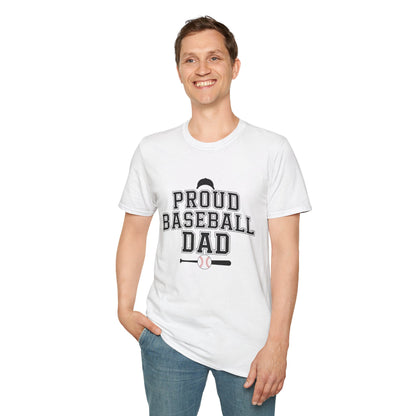 Proud Baseball Dad T-Shirt