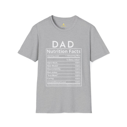 Dad Nutrition Facts T-Shirt