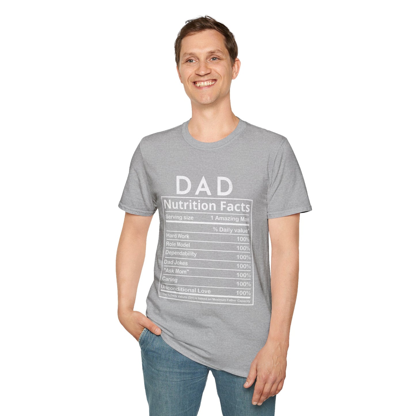 Dad Nutrition Facts T-Shirt