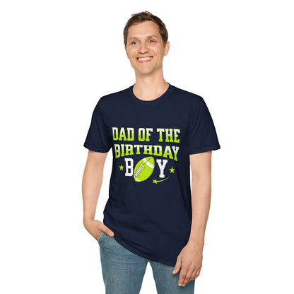 Dad Of The Birthday Boy Football T-Shirt