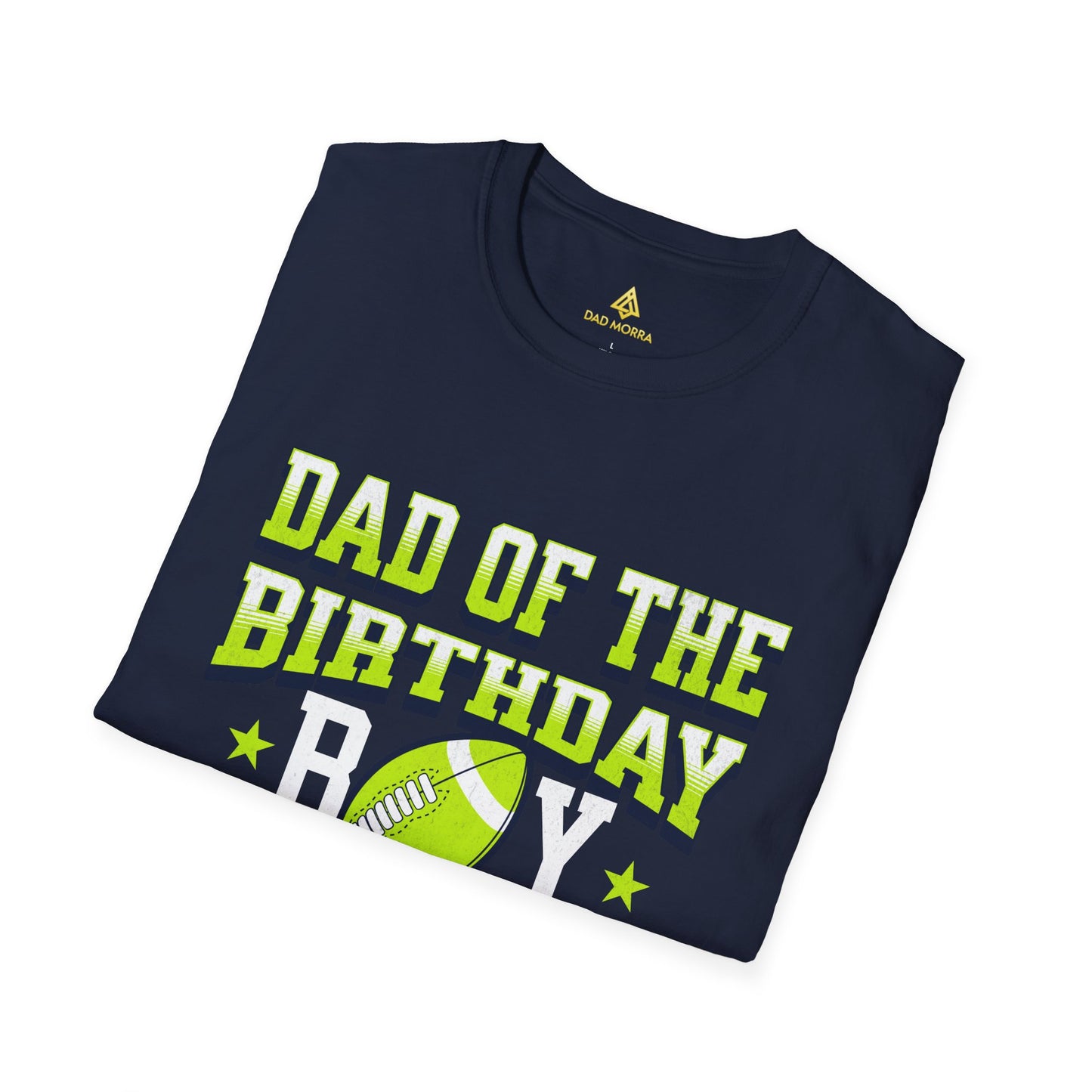 Dad Of The Birthday Boy Football T-Shirt