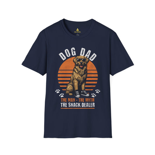 Dog Dad Man The Myth The Snack Dealer T-Shirt