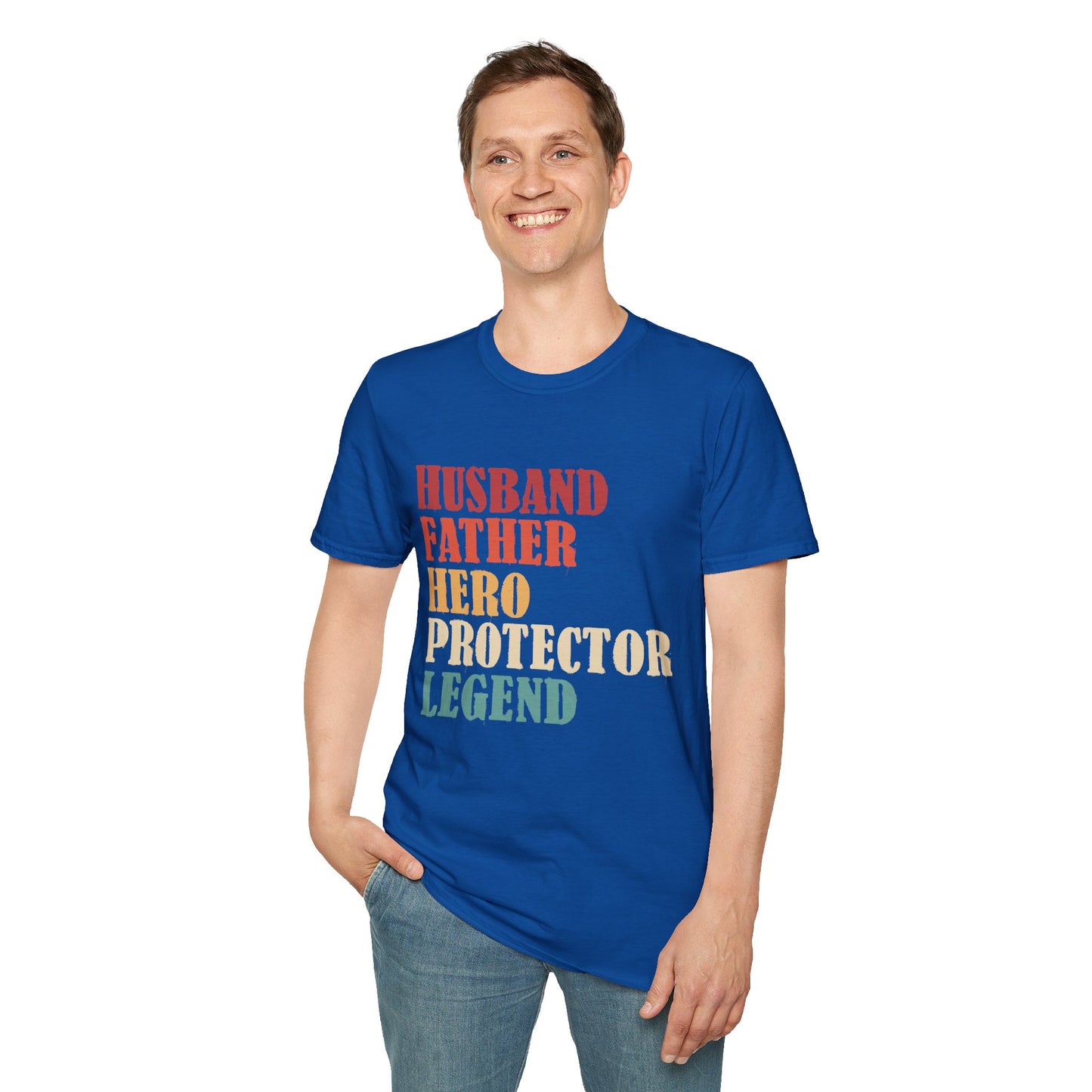 Husband Father Hero Protector Legend T-Shirt