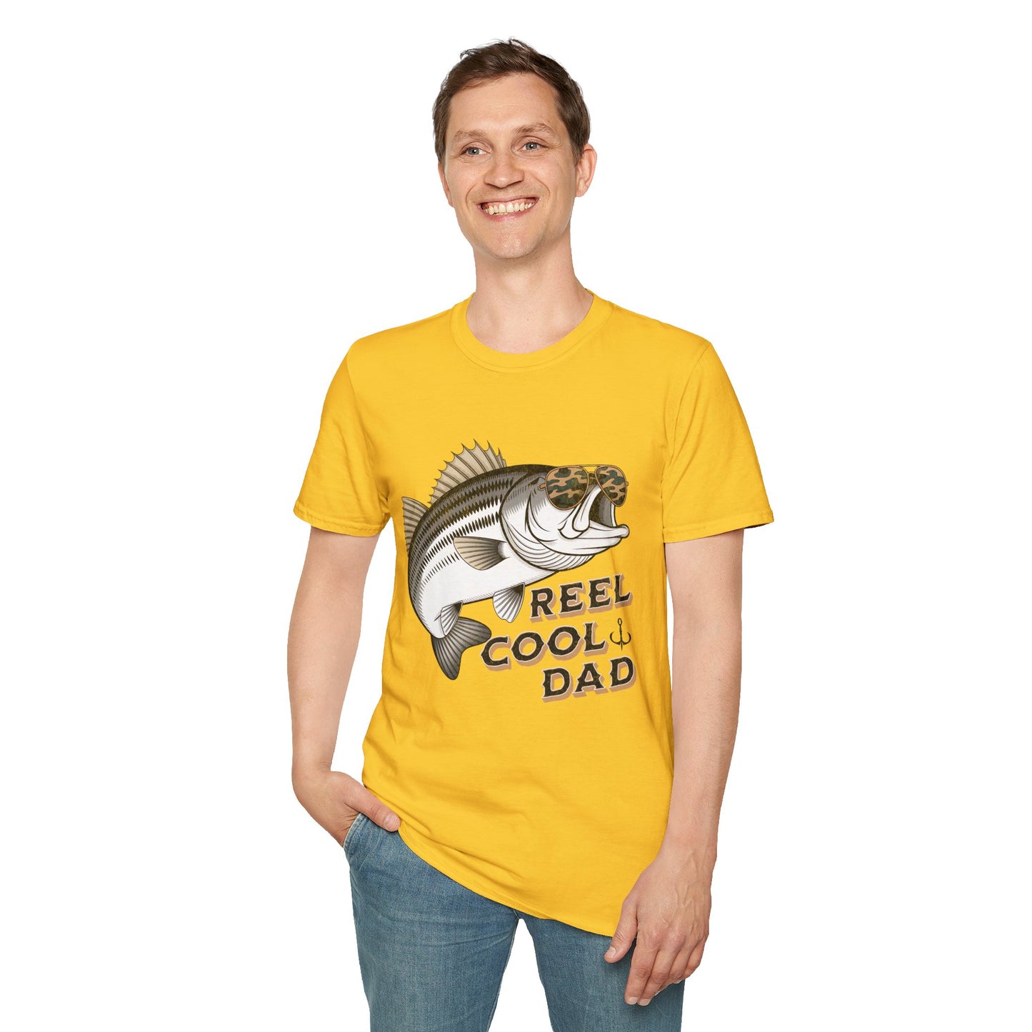 Reel Cool Dad Fishing T-Shirt