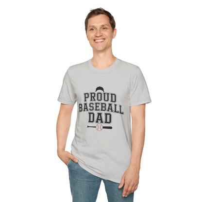 Proud Baseball Dad T-Shirt