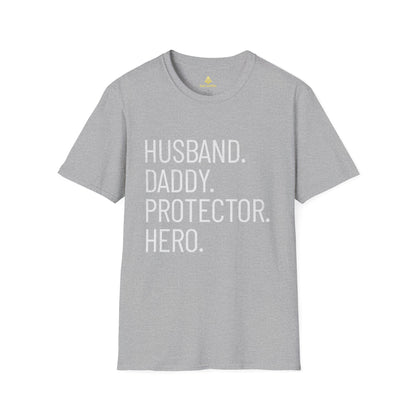 Husband Daddy Protector Hero T-Shirt