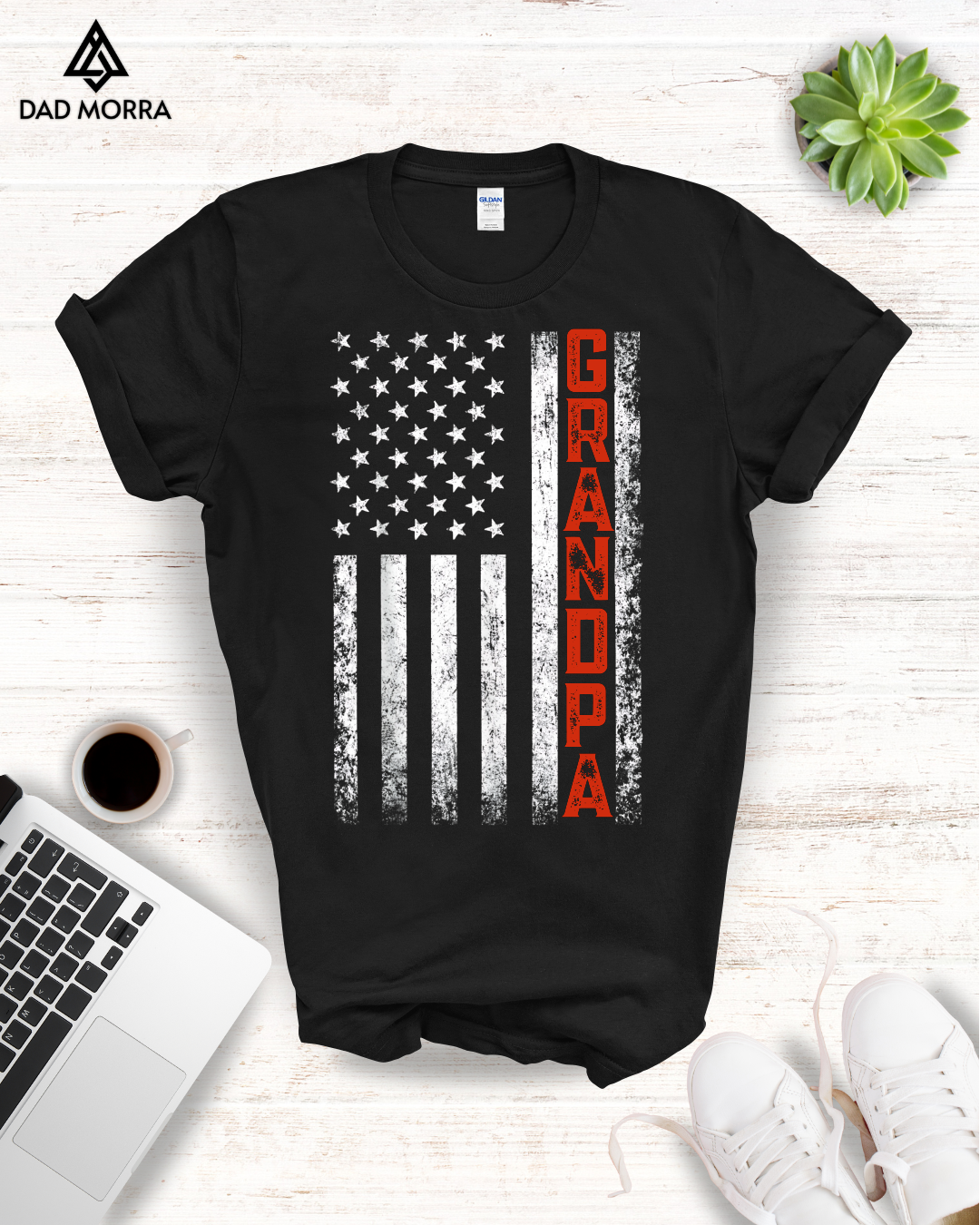 Grandpa American Flag T-Shirt
