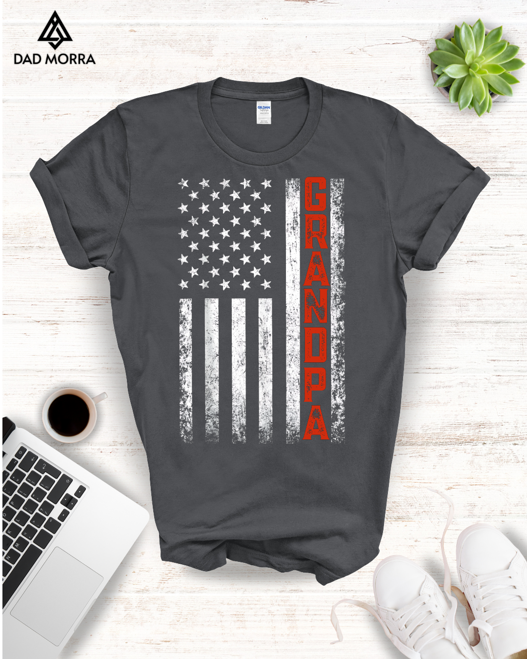 Grandpa American Flag T-Shirt