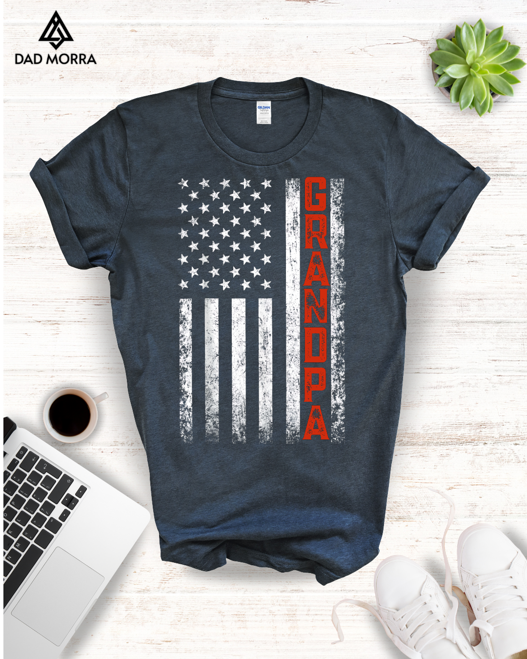 Grandpa American Flag T-Shirt